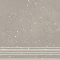 Ступени Керама Марацци km6060g1191r8grf фронтальная Пунтум серый светлый матовый обрезной 30x60