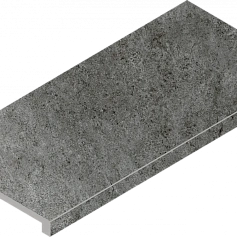 Ступени Италон Магма/ magma Графит Угловая Правая 620070002954 Серый 33x60