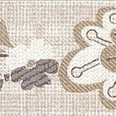 Керамическая плитка Бордюр Трокадеро hgd\a318\6346 5,4x25