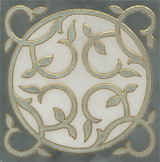 Керама Марацци Вставка Джардини лаппатированный зеленый 