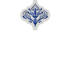 Керамическая плитка Декор Арабески Майолика 3 6,5x6,5