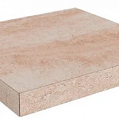 Ступени Ступень угловая клееная левая Амбуаз беж светлый 33x33