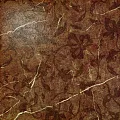 Керамогранит Сицилия/ sicilia Коричневый Декор Листья 45x45