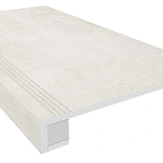 Ступени Комплект estima ka00 Аметис Кайлас/ ametis kailas ivory (33x120 Непол. Прямоугол. Бортик С Насечками + Подступенок 14,5x120) 33x120