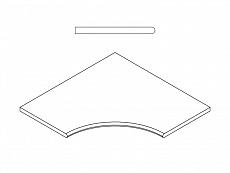 Керамогранит БЛЭК БОРТИК УГЛ.ЗАКР.30 60x60