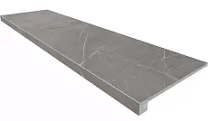 Ступени estima Комплект nl03 nolana dark grey (Ступень 33x120 неполированный прямоугольный бортик без насечек и Подступенок 14,5x120) 33x120