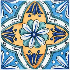 Керамическая плитка Вставка kerama marazzi stg\a489\1146h Капри майолика 9.8x9.8