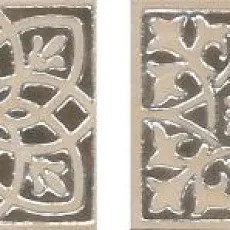 Керамогранит вставка парнас беж лаппатированный 9,7x9,7