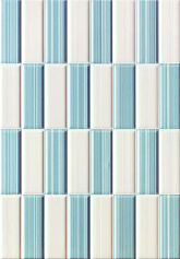 Tubadzin Kiribati niebieska STR. декор синий для ванной