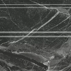 Плинтус kerama marazzi fma034r Коррер черный глянцевый обрезной 15x30