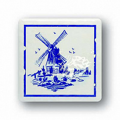 Tubadzin Majolika Haga 1A декор белый для ванной для кухни