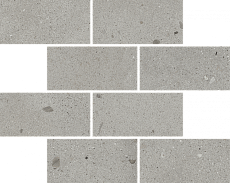Мозаика Италон Авангард Сильвер Минибрик 610110001213 серый 23.7x29.5