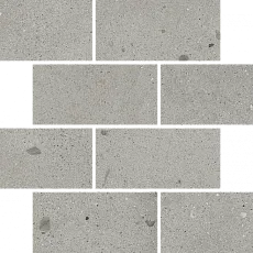 Мозаика Италон Авангард/ avantgarde Сильвер Минибрик 610110001213 Серый 23.7x29.5