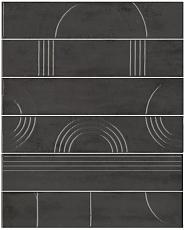 Керамическая плитка Панно kerama marazzi kmp3sta009rn6x Панно Мажорель черный глянцевый из 6 частей 28.5x36