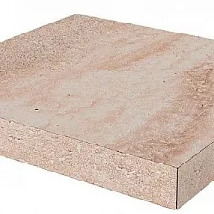 Ступени Ступень угловая клееная правая Амбуаз беж светлый 33x33