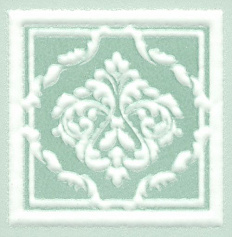 Керама Марацци Вставка Петергоф зеленый зеленый для ванной