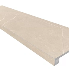 Ступени estima Комплект nl01 Нолана Беж (Ступень 33x120 неполированный прямоугольный бортик без насечек и Подступенок 14,5x120) 33x120