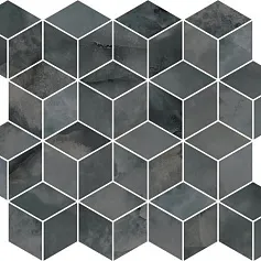 Керамогранит Декор Джардини серый темный мозаичный 37.5x45