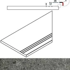 Керамогранит ГРЭЙ БОРТИК 30x60 ГРИП ПР 30x60