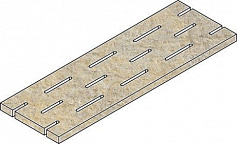 Италон СЭНД РЕШЁТКА 20X60 бежевый для крыльца для улицы