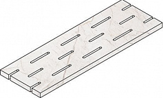 Италон ПУР РЕШЁТКА 20X60 бежевый для улицы для крыльца