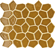 Мозаика Италон Авангард Амбер Спектрум 600110001120 желтый 29.2x33.2