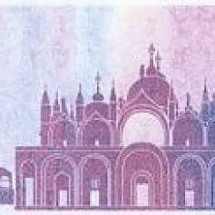 Керамическая плитка Бордюр к панно Карнавал в Венеции короткий 5,7x30