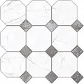 Керамогранит Блэк Энд Вайт/ black & white Вайт d02-cut 60x60