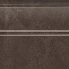 Керамогранит Плинтус Версаль коричневый обрезной 15x30