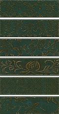 Керамическая плитка панно кампьелло зеленый ad\e333\6x\2914 28,5x51
