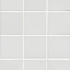 Керамическая плитка Агуста белый из 12 частей 9,8x9,8