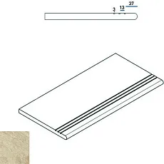 Ступени РОУП СТУПЕНЬ ЗАКРУГ.ГРИП 30x60 ЛЕВ 30x60