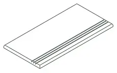 Ступени Италон Магма Фог закругленная Грип левая 620040000249 серый 30x120