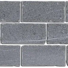 Керамогранит Бордюр Роверелла серый мозаичный 14,7x34,5