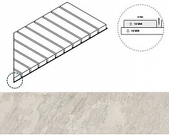 Италон АЙС РЕШЁТКА СТРИМ 10 ПР белый для улицы для крыльца