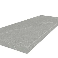 Ступени Лугано/ lugano silver scalino angolare sx 33x90