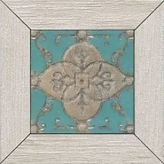 Керамогранит Вставка Меранти белый мозаичный 13x13