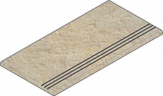 Италон СЭНД СТУПЕНЬ ЗАКРУГ.ГРИП 30X60 ПР бежевый для дома для крыльца для офиса для улицы