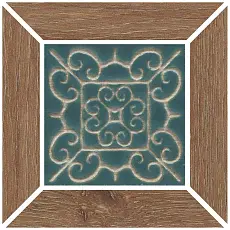 Керамическая плитка Вставка kerama marazzi id155 Тровазо наборный карамельный матовый 13x13