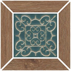 Керамическая плитка Вставка kerama marazzi id155 Тровазо наборный карамельный матовый 13x13