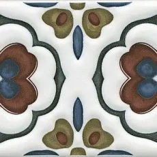 Керамическая плитка Декор Клемансо орнамент stg\b617\16000 7,4x15