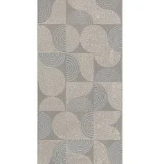 Керамическая плитка Бордюр Авенида серый светлый обрезной 14,5x30