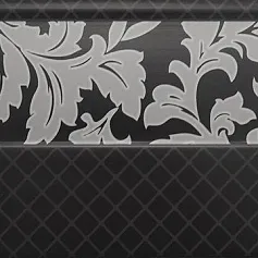 Керамогранит moncada black zocalo 15x25