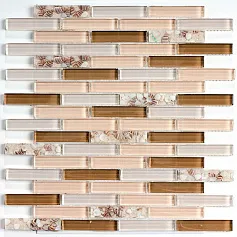 Мозаика shell glass 30x30