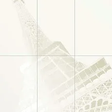 Керамическая плитка tour eiffel set of 6 elements панно 89,8x119,8