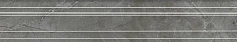 Керама Марацци Бордюр Kerama Marazzi BLF026R Багет Риальто серый темный глянцевый обрезной серый 