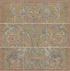 Керама Марацци Панно Виченца золото золотой для кухни