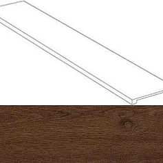 Ступени Оак Резерв Дарк Браун Фронтальная 33x120