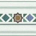 Керамическая плитка cenefa albaicin Верде 15x30