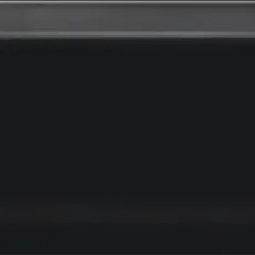 Керамическая плитка бланше чёрный грань 9,9x20